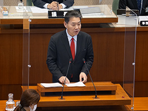 県議会一般質問登壇