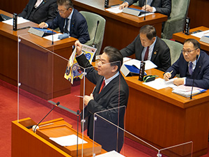 県議会一般質問登壇