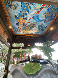紀三井寺 手水舎天井「青龍」の絵画