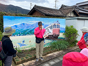 海南歴史ウォーク 野上電鐡跡
