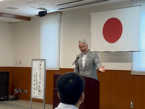 鈴木桂治パリオリンピック男子柔道監督の講演会と激励会