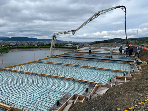 紀の川インターチェンジ視察1