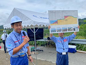 紀の川インターチェンジ視察2