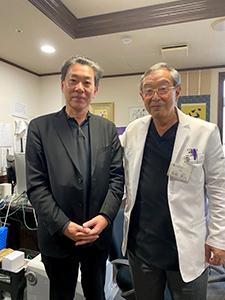 社会医療法人スミヤ 吉田宗人院長と片桐議員