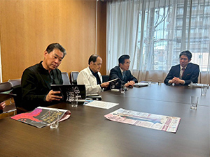 ワンリーズ和歌山 知事表敬訪問