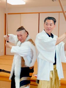 慰問活動 抜刀術
