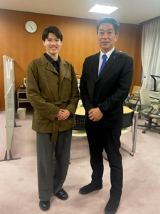 インターンシップ生 来庁